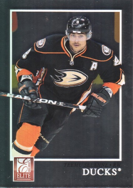 2011-12 Elite #1 Teemu Selanne