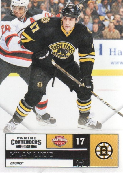 2011-12 Panini Contenders #36 Milan Lucic