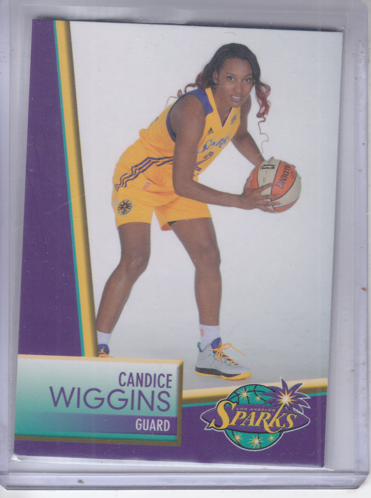 2014 Wnba Los Angeles Sparks Basketball Card 36 Candice Wiggins Ebay 