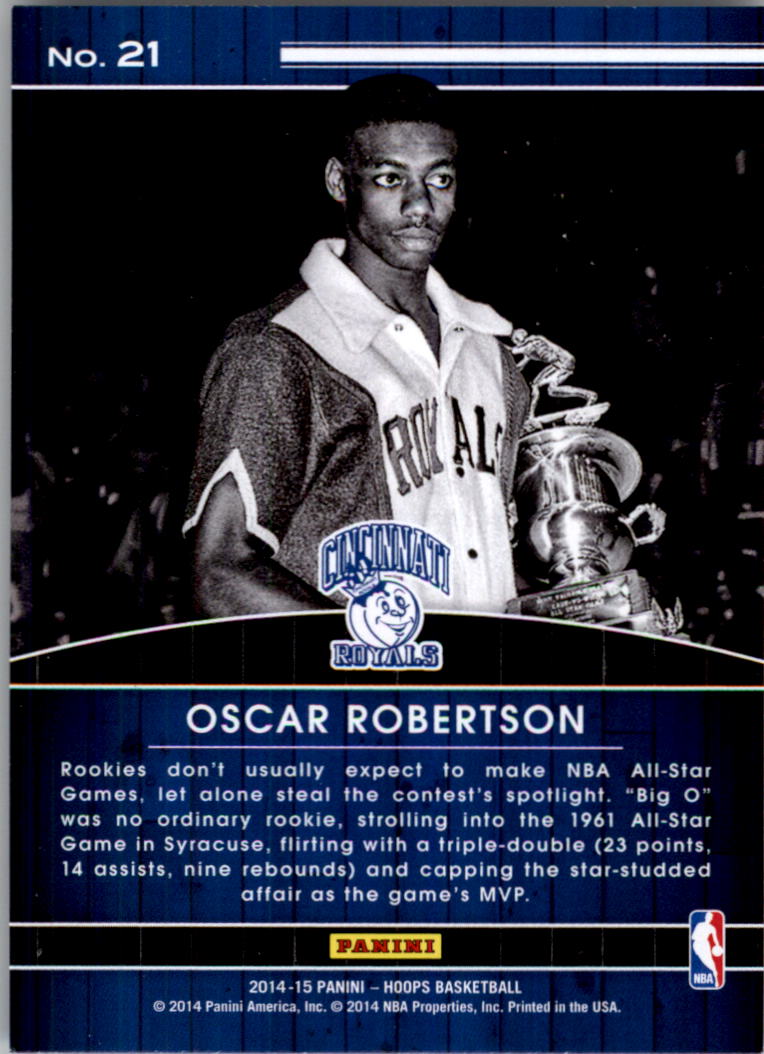 2014-15 hoops high honors #21 oscar robertson