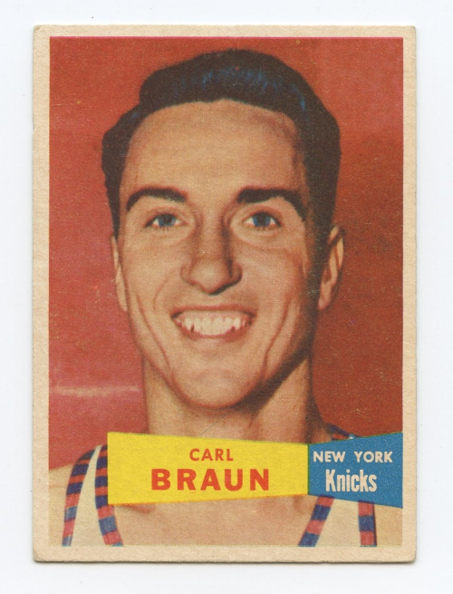 1957-58 Topps #4 Carl Braun DP