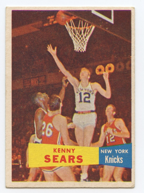 1957-58 Topps #7 Kenny Sears DP RC