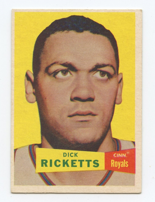 1957-58 Topps #8 Dick Ricketts DP RC