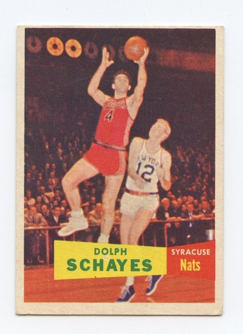 1957-58 Topps #13 Dolph Schayes DP RC