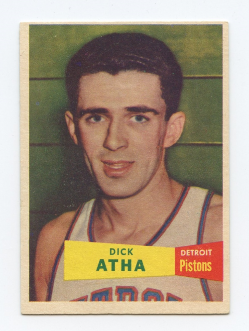 1957-58 Topps #14 Dick Atha DP