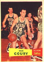 1957-58 Topps #17 Bob Cousy DP RC
