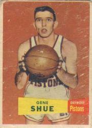 1957-58 Topps #26 Gene Shue DP RC