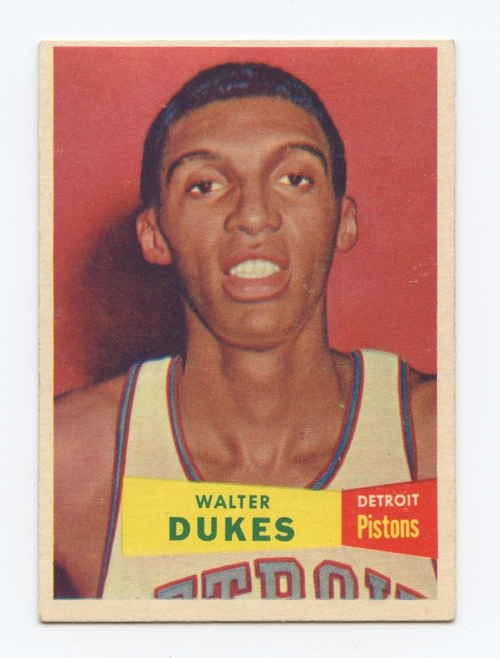 1957-58 Topps #30 Walter Dukes DP RC