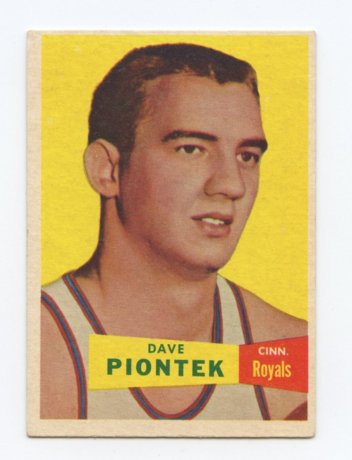 1957-58 Topps #31 Dave Piontek DP