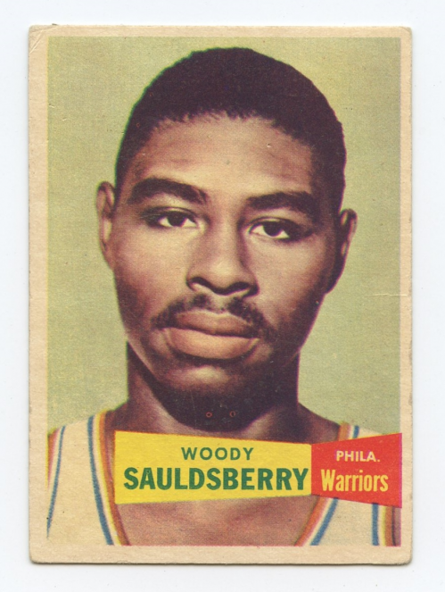 1957-58 Topps #34 Woody Sauldsberry DP RC