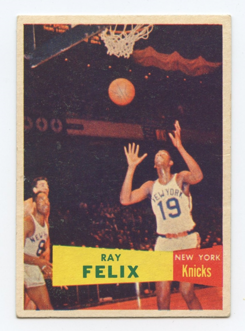 1957-58 Topps #35 Ray Felix RC