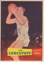 1957-58 Topps #39 Jim Loscutoff RC