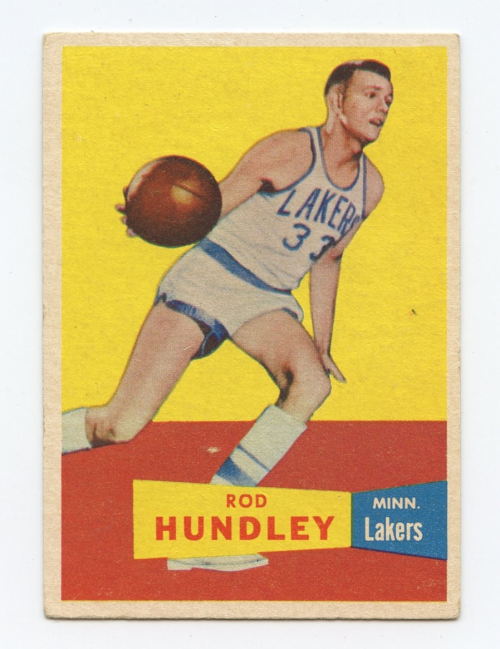 1957-58 Topps #43 Rod Hundley DP RC