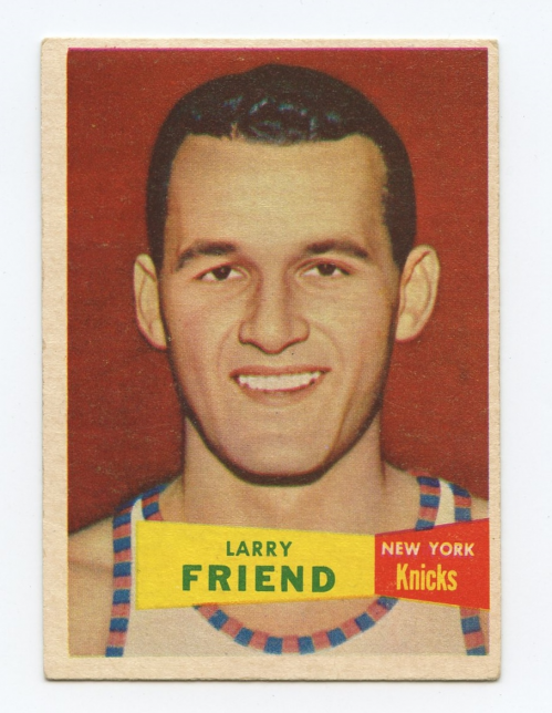 1957-58 Topps #47 Larry Friend DP