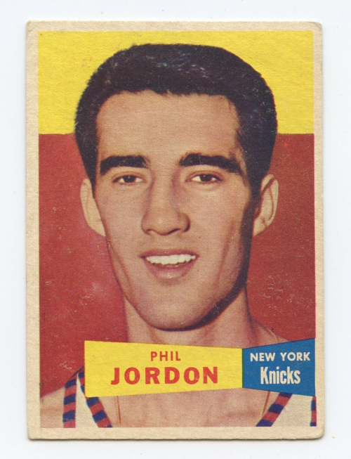 1957-58 Topps #55 Phil Jordan DP