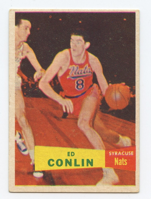 1957-58 Topps #58 Ed Conlin RC
