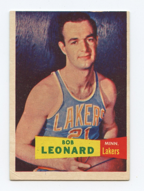 1957-58 Topps #74 Bob Leonard RC