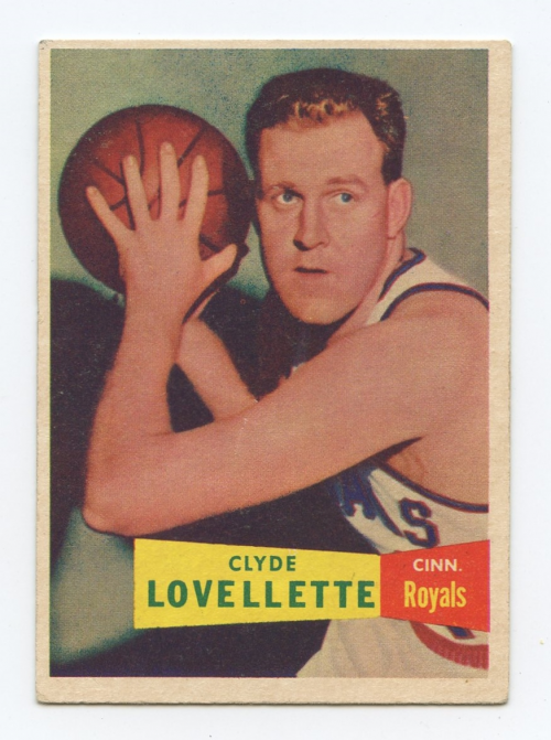 1957-58 Topps #78 Clyde Lovellette DP RC