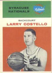 1961-62 Fleer #9 Larry Costello