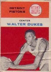 1961-62 Fleer #11 Walter Dukes