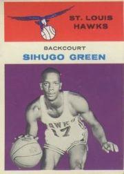1961-62 Fleer #15 Sihugo Green RC