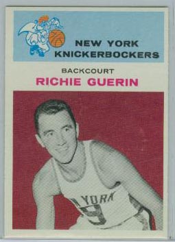 1961-62 Fleer #17 Richie Guerin RC