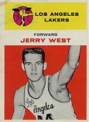 1961-62 Fleer #43 Jerry West RC