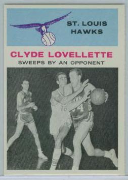 1961-62 Fleer #58 Clyde Lovellette IA
