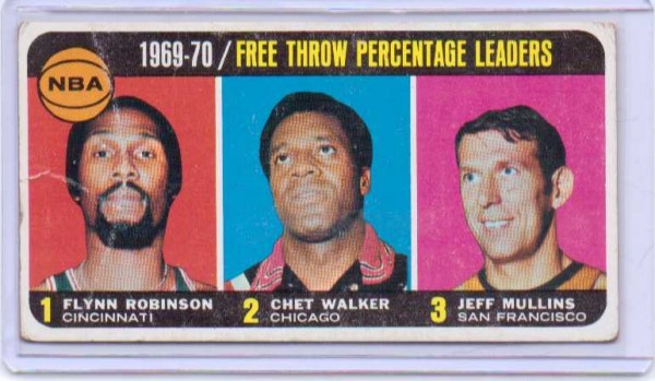 1970-71 Topps #4 Flynn Robinson/Chet Walker/Jeff Mullins LL SP