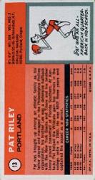 1970-71 Topps #13 Pat Riley RC back image