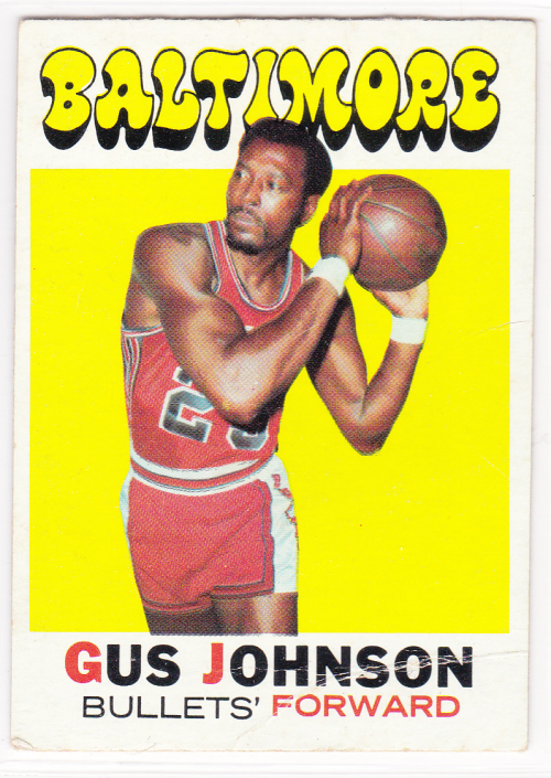 1971-72 Topps #77 Gus Johnson DP