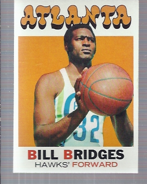 1971-72 Topps #132 Bill Bridges DP