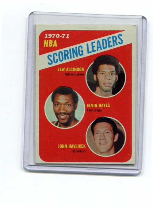 1971-72 Topps #138 Lew Alcindor/Elvin Hayes/John Havlicek LL