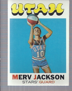 1971-72 Topps #154 Merv Jackson