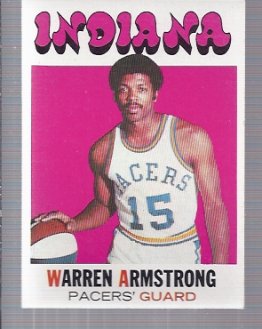 1971-72 Topps #188 Warren Armstrong RC