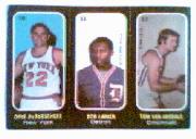 1971-72 Topps Trios #10 Dave DeBusschere/11 Bob Lanier/12 Tom Van Arsdale