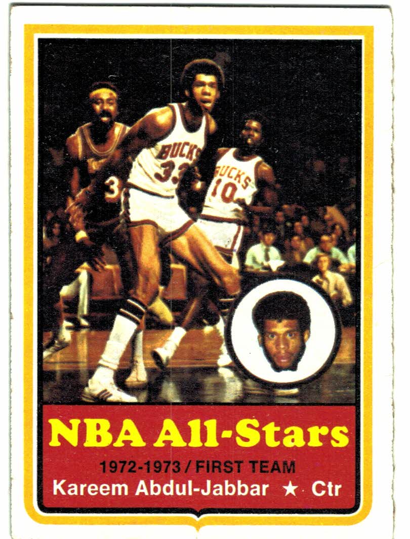1973-74 Topps #50 Kareem Abdul-Jabbar AS1