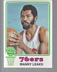 1973-74 Topps #74 Manny Leaks