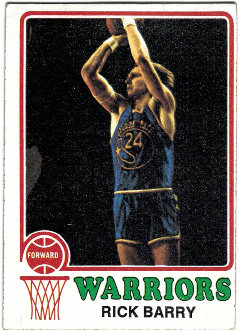 1973-74 Topps #90 Rick Barry