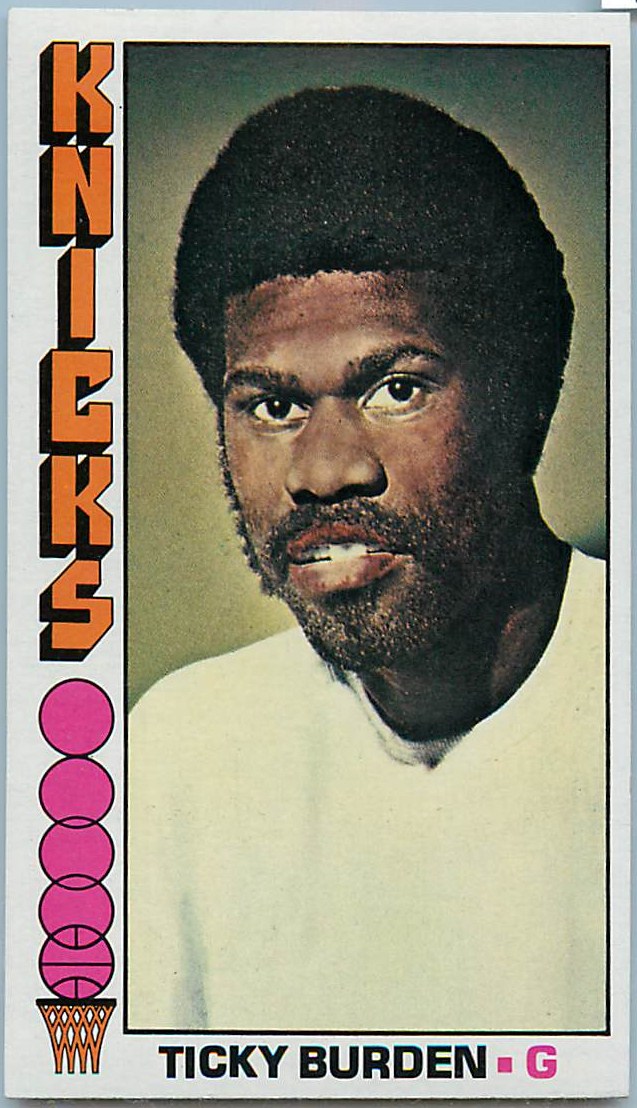 1976-77 Topps #51 Ticky Burden