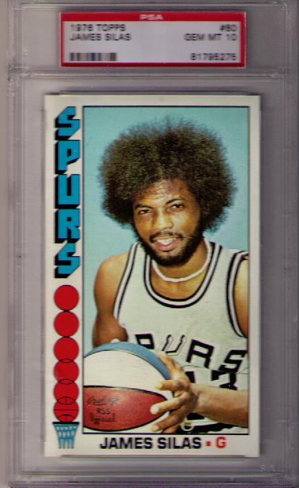 1976-77 Topps #80 James Silas