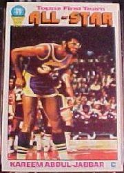 1976-77 Topps #126 Kareem Abdul-Jabbar AS