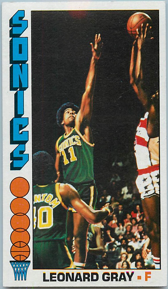 1976-77 Topps #136 Leonard Gray