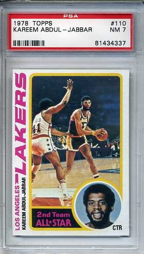 1978-79 Topps #110 Kareem Abdul-Jabbar