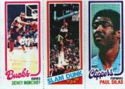 1980-81 Topps #52 151 Sidney Moncrief/260 Lonnie Shelton SD/220 Paul Silas