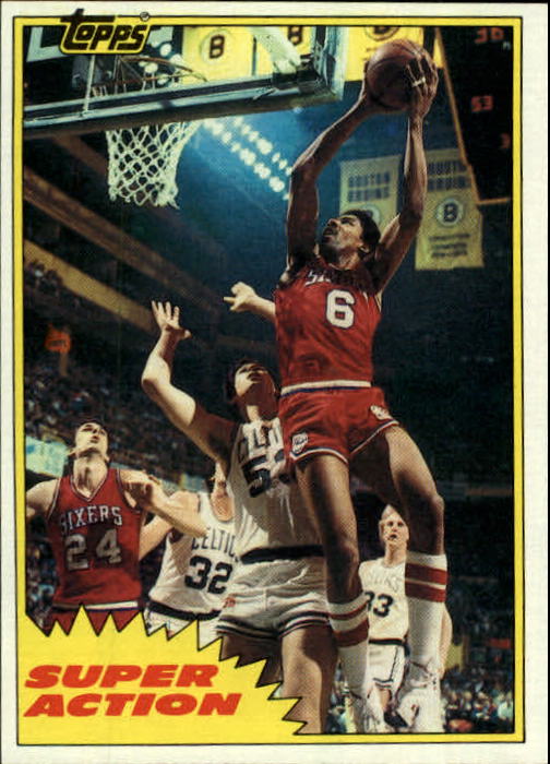 1981-82 Topps #E104 Julius Erving SA