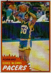 1981-82 Topps #MW92 George McGinnis
