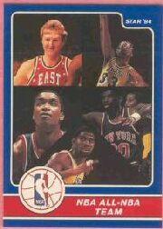 1984 Star Award Banquet #24 Larry Bird/Magic Johnson/Isiah Thomas/Kareem Abdul--Jabbar/Bernard King/All-NBA Team