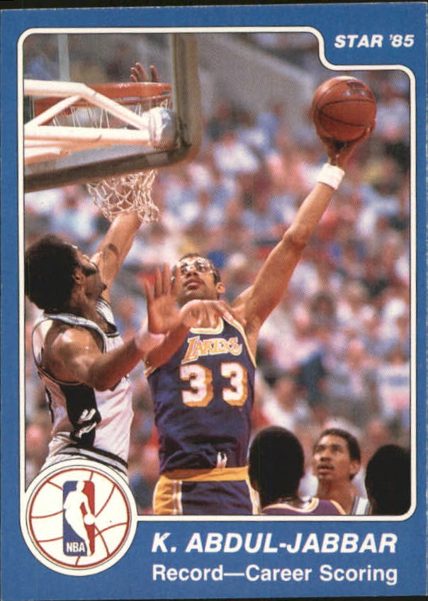 1984-85 Star #282 Kareem Abdul-Jabbar SPEC !