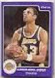 1985 Star Kareem Abdul-Jabbar #1 Kareem Abdul-Jabbar/Checklist Card